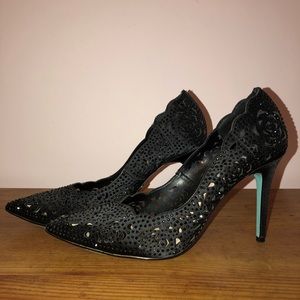 Betsy Johnson Embellished Pumps